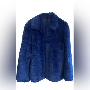 Sally Lapointe Faux Fur Jacket